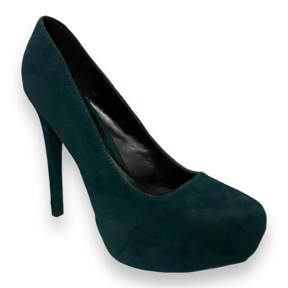 QUPID Women's Teal Green Platform Stiletto Heels Size 8 | EUC - Picture 6 of 9